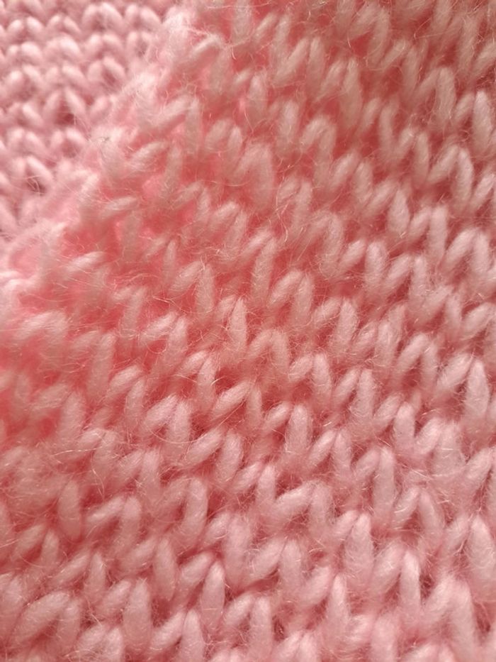 Pull tricot rose pastel - photo numéro 3