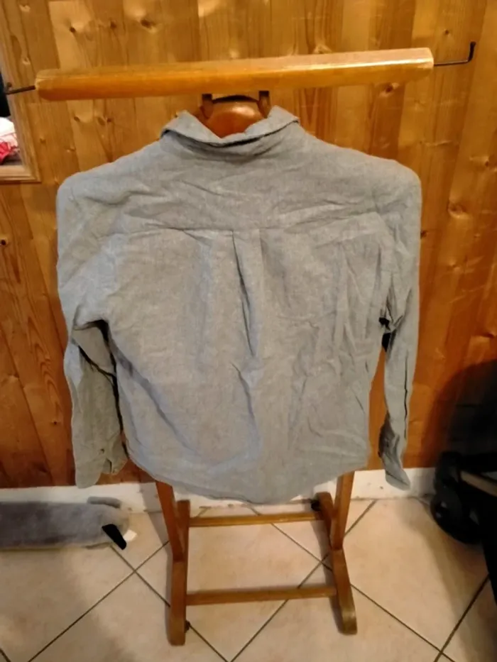 Chemise homme Cedar Wood State gris clair manches longues - photo numéro 2
