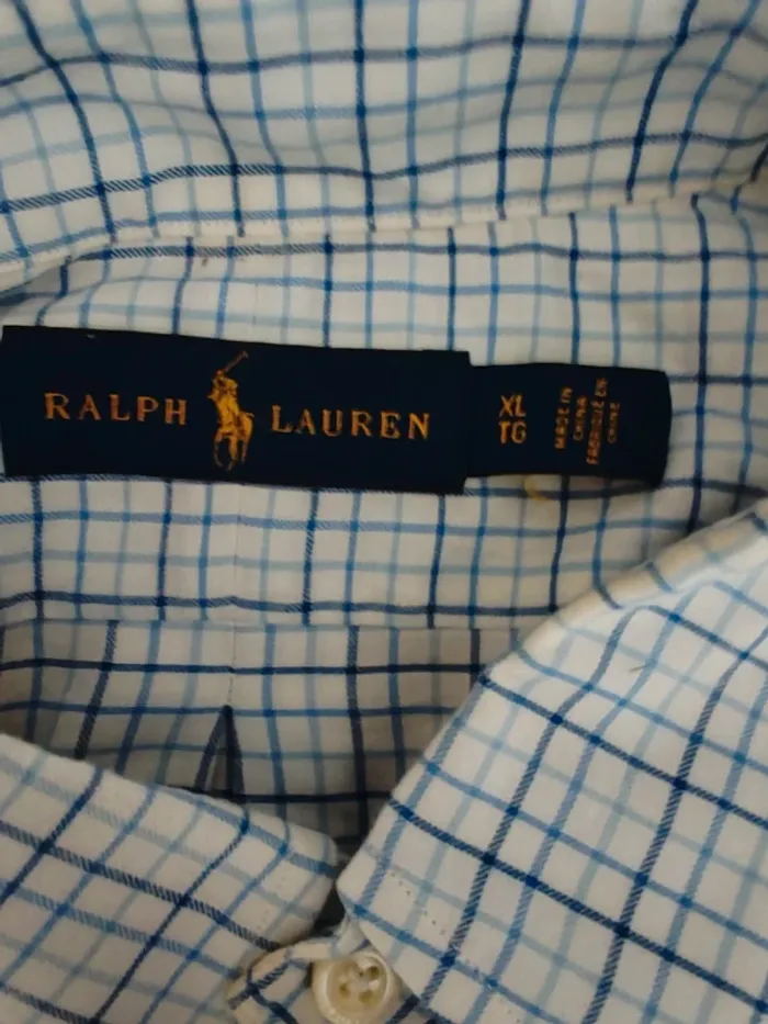 Chemise manches longues a carreaux homme taille xl Ralph Lauren - photo numéro 4