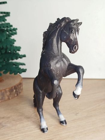 PAPO étalon qui cabre Figurine Animal équidé