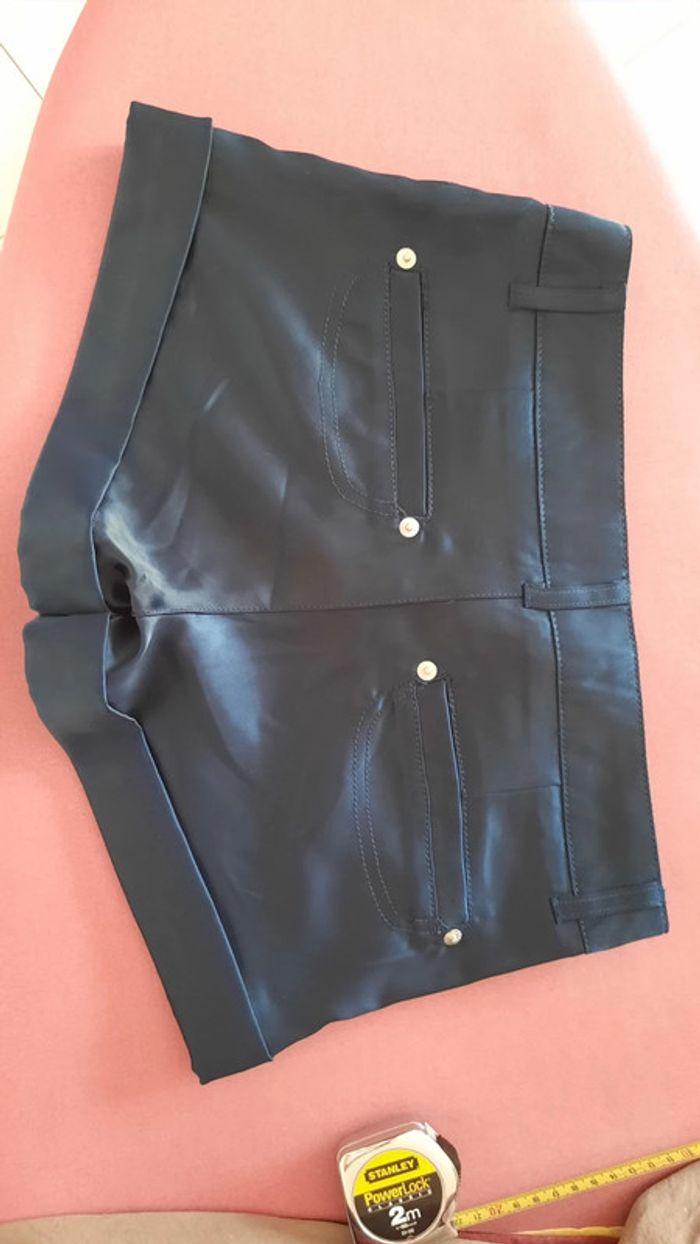 Short bleu indigo taille 34 neuf - photo numéro 6
