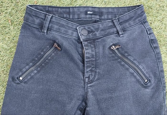 Pantalon jeans noir - photo numéro 5