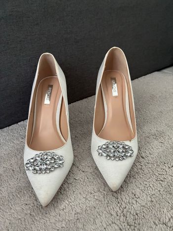 Escarpins mariage blanc 38 – Dorothy Perkins – strass chic
