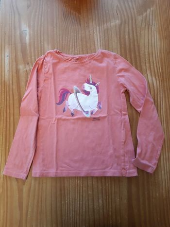 Tee shirt rose licorne