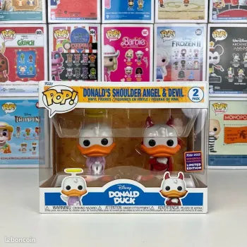 Figurine Funko Pop Pack de 2 - Donald Duck Shoulder Angel & Devil