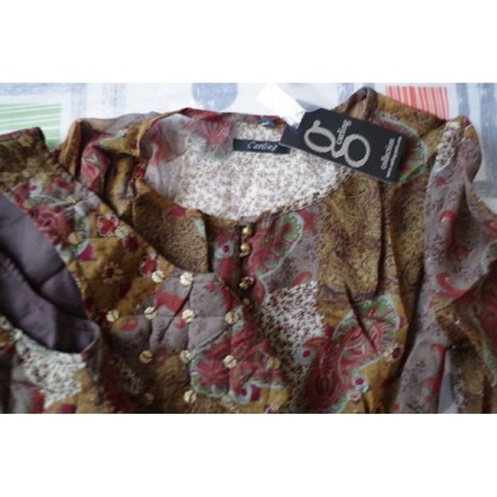 Carling - Robe avec son gilet taille 38 - photo numéro 6