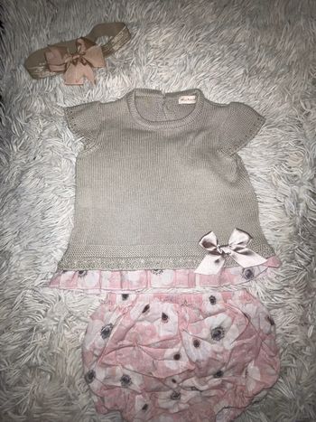 Ensemble Lola palacios 12 mois fleurs