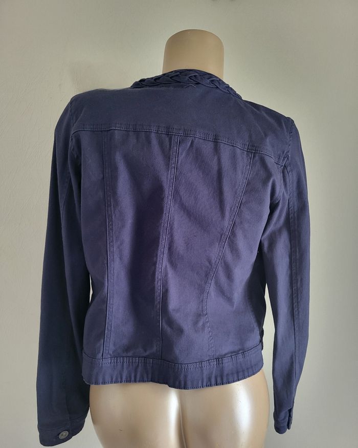 Veste en Jean bleu nuit taille 38 - photo numéro 2