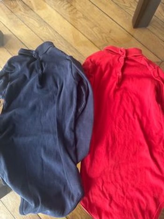 Lot bodies Petit Bateau col roulé - photo numéro 2