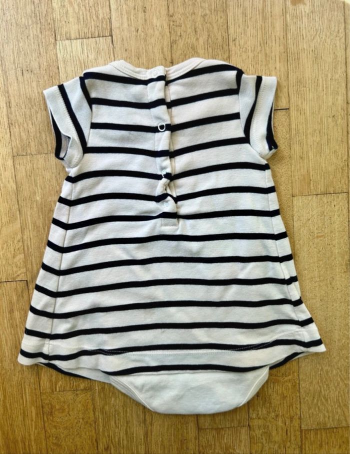 Robe-body Petit Bateau - Taille 3 mois - photo numéro 3