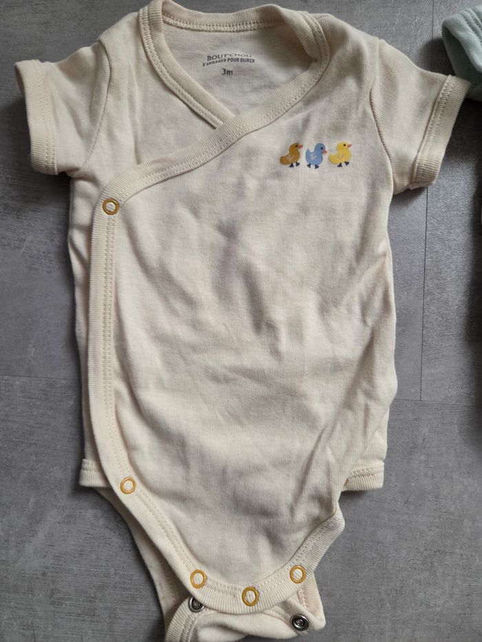 Lot de 3 bodies bout'chou 3mois - photo numéro 2