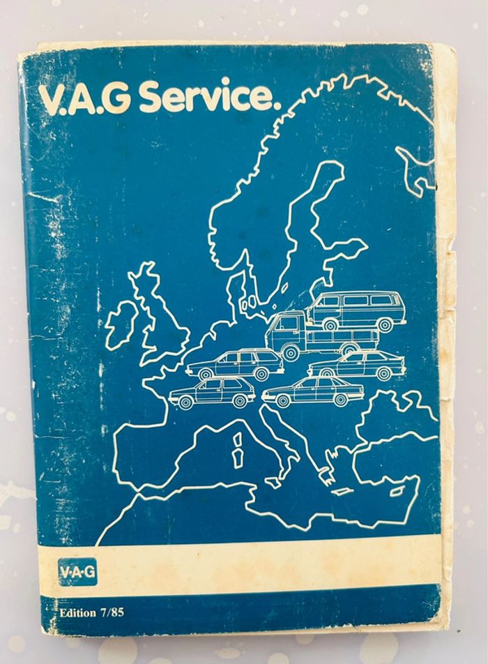 Livre Vintage Services Volkswagen V.A.G Service