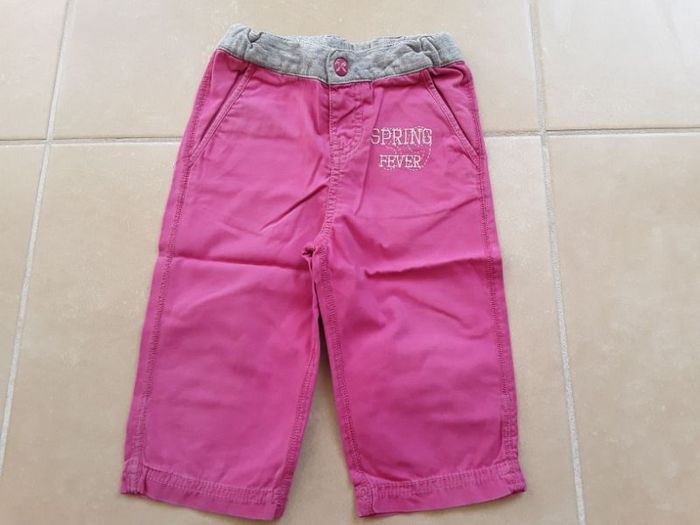Pantacour gris rose fille ORCHESTRA en 3 ans TBE