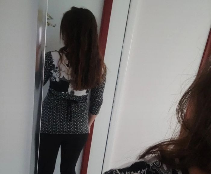 Pull femme noir et blanc - photo numéro 4