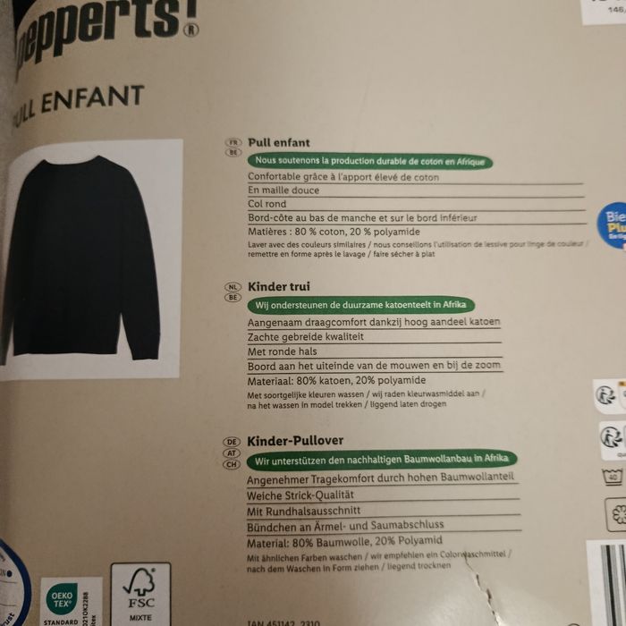 Pull enfant pepperts neuf avec emballage 10/12 ans - photo numéro 6