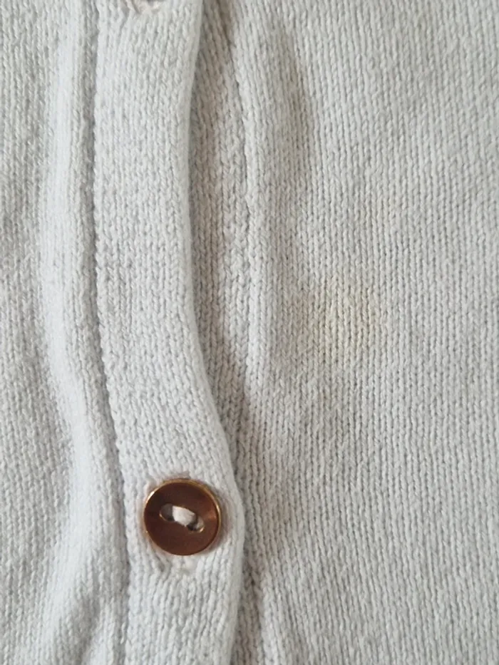 Joli gilet blanc - 4 ans (KIABI) 🤍 - photo numéro 5