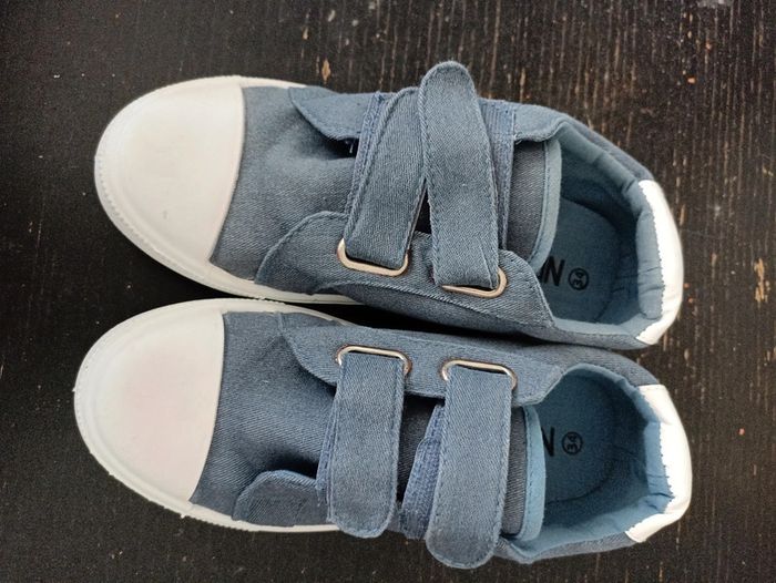 Basket toile à scratch taille 34 - photo numéro 2