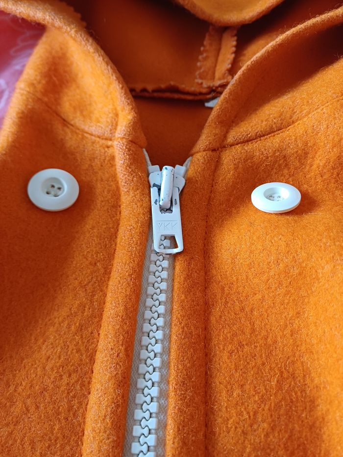 Kabig authentique 100% laine orange - photo numéro 5