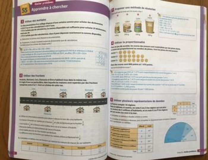 Mathématiques - Cahier Transmath 6ème - Cahier de l'élève avec corrigés - édition 2022 - Nathan - photo numéro 4
