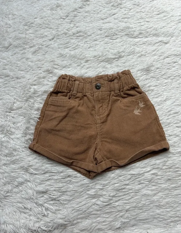 Short en velours Vertbaudet