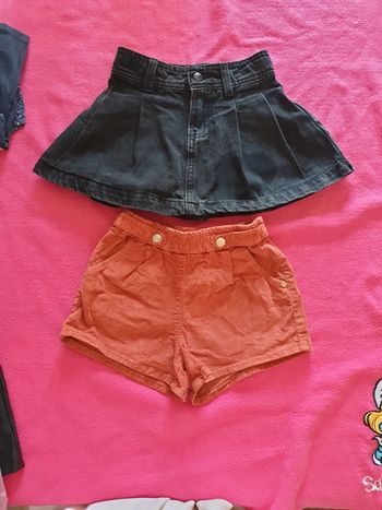 Lot une jupe et un short