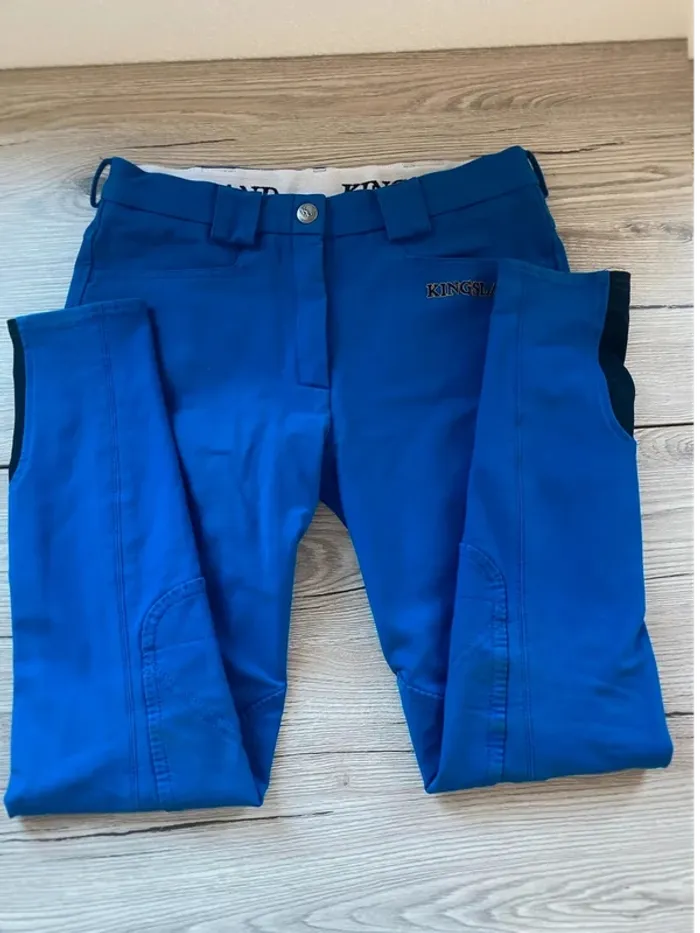 Pantalon Kingsland – Taille 36 – Bleu Roi – Très Bon État - photo numéro 2