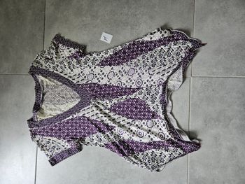 T-shirt large violet femme taille M