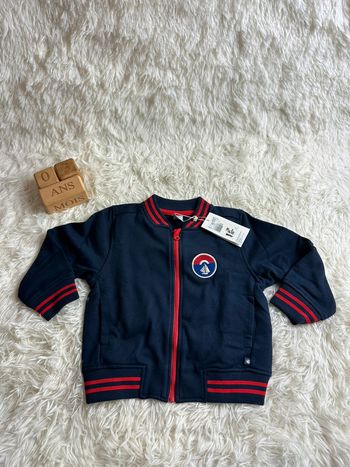 Teddy en jersey épais petit bateau taille 3 ans