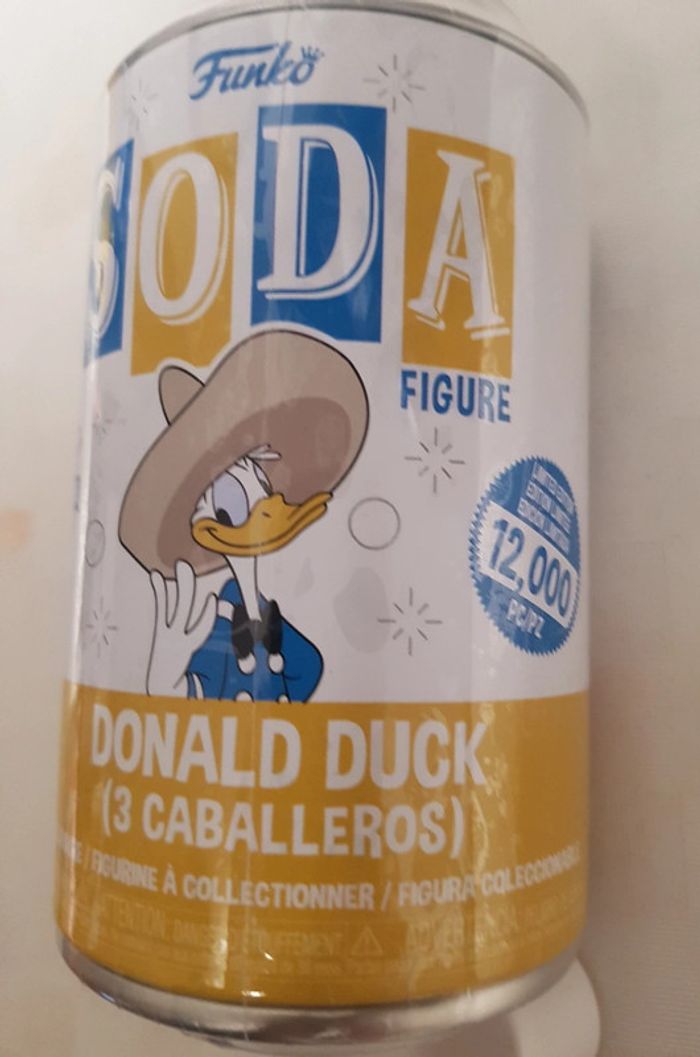 disney funko pop soda Donald duck figure 3 caballeros - photo numéro 2