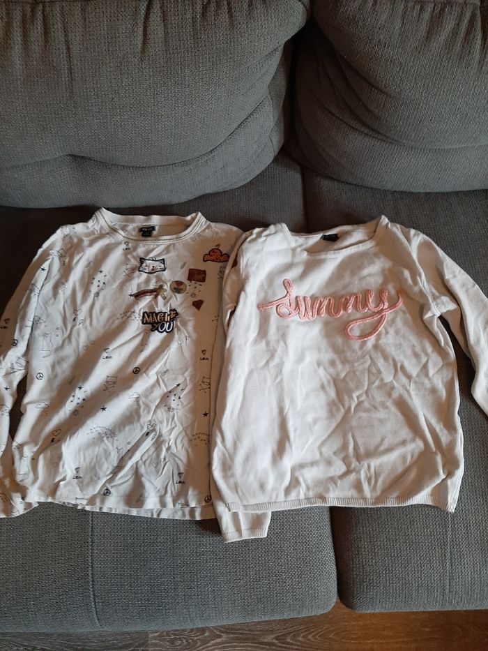 Lot de un t-shirt manches longues et un pull