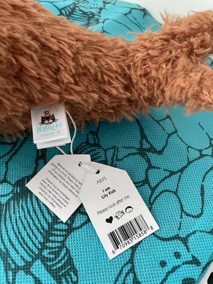 Peluche Jellycat Lily fish - photo numéro 3