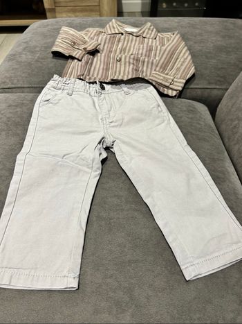 Ensemble chemise et pantalon 2 ans