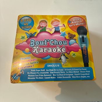 Bout de chou karaoké trois DVD + micro rigolo.