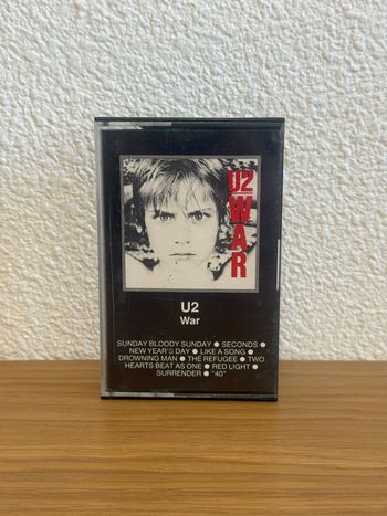 Cassette K7 Audio U2 War 