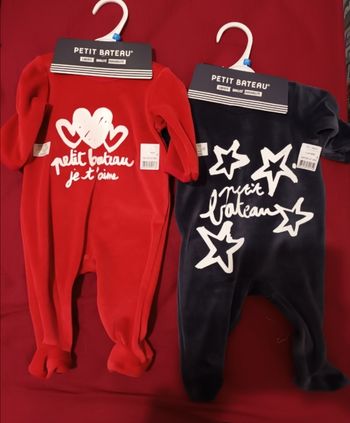 Pyjama petit bateau neuf 3 mois