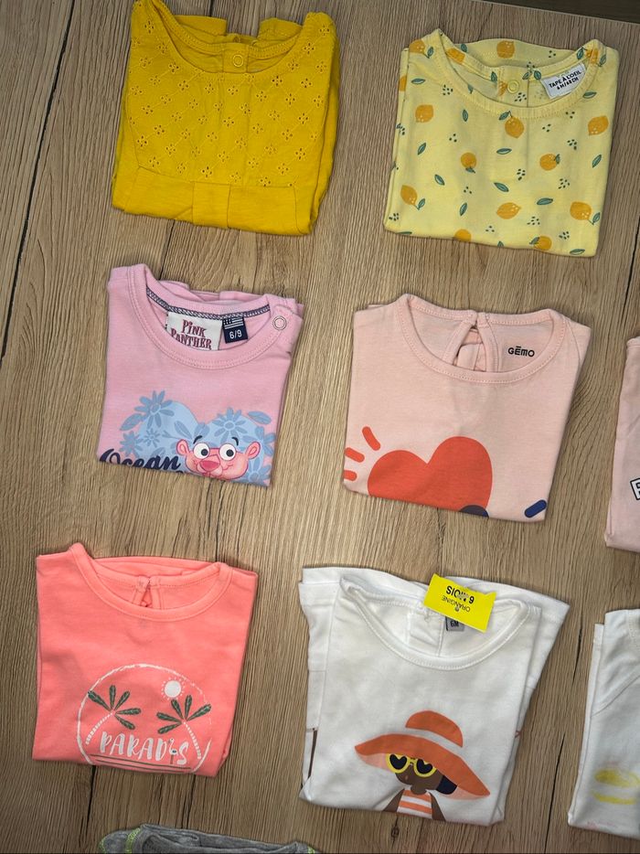 Lot de 11 t-shirts manches courtes - photo numéro 3
