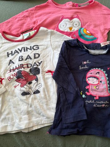 Lot T-shirt manches longues 