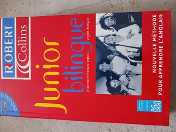 Dictionnaire Junior bilingueFrançais-Anglais Robert Collins