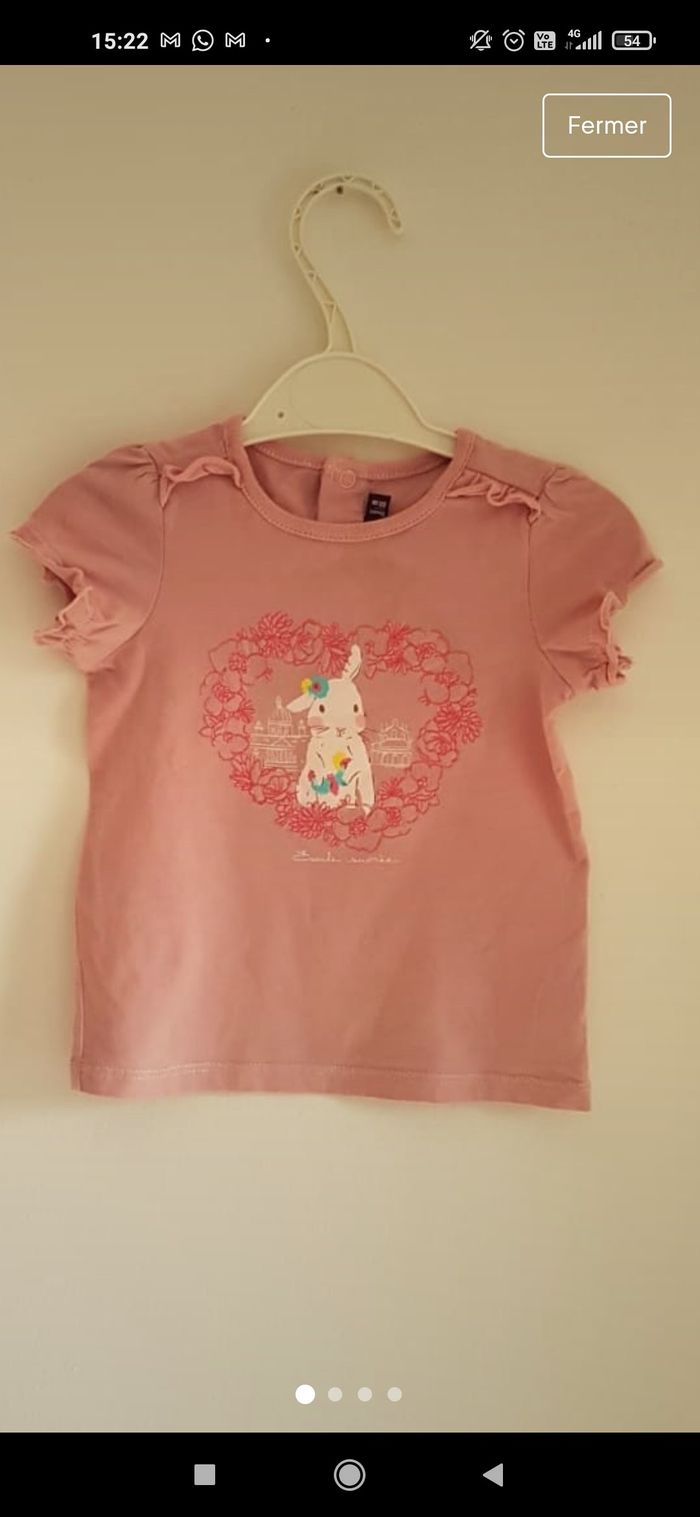 T-shirt sergent major en 18 mois