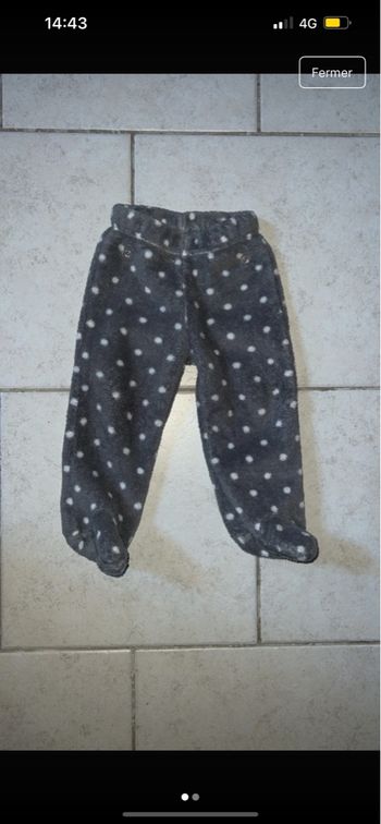 Bas de pyjama a pied