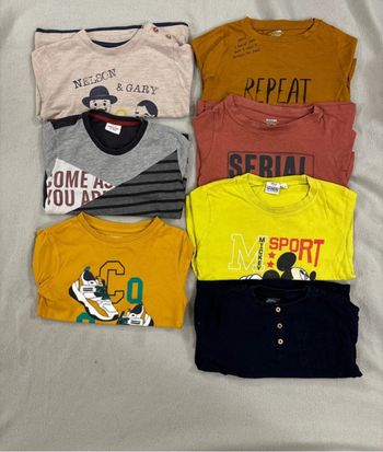 Lots t shirt manche longue 3-4 ans