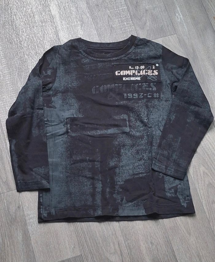 Tee-shirt manches longues effet délavé complices extrême - photo numéro 2