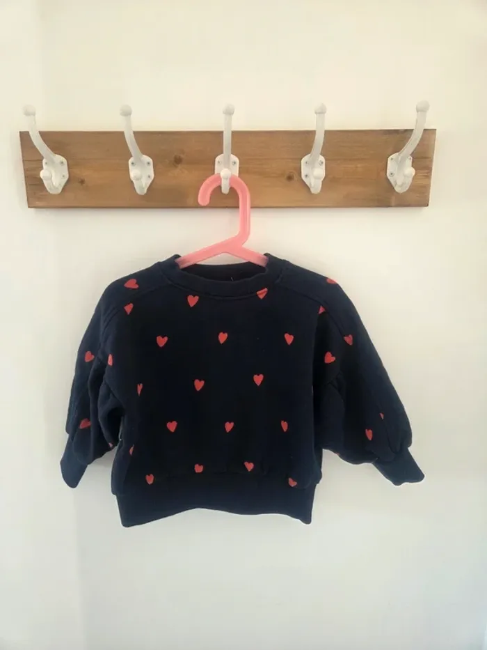 Pull coeur monoprix