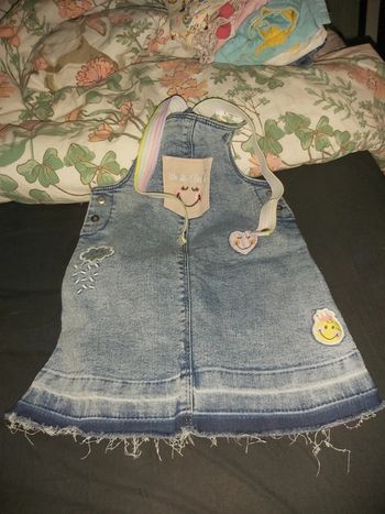 Robe salopette taille 81cm 18mois smiley baby orchestra