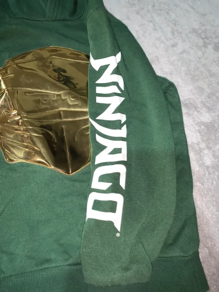 Sweat à capuche vert LEGO Ninjago pour enfant - photo numéro 3