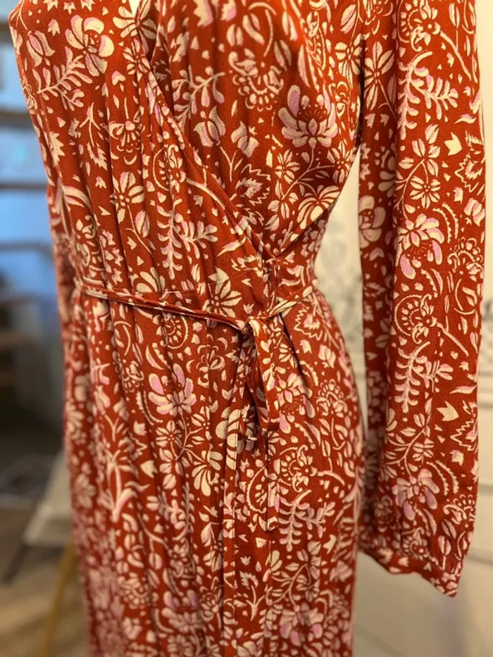 Robe rouge et beige Hartford T.2 / M neuve - photo numéro 5