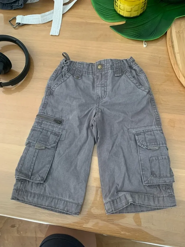 Short vert baudet gris