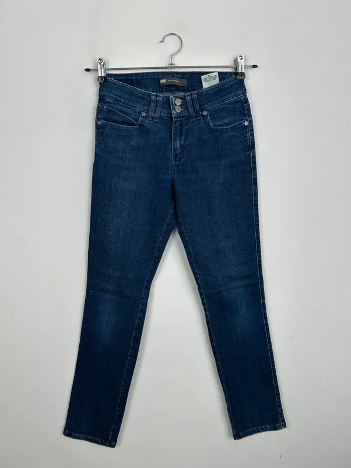 Jean Levi's Femme Bleu Marine W27 4M | Mid Rise Skinny | Taille FR36 | Très Bon État NJ374 - photo numéro 2