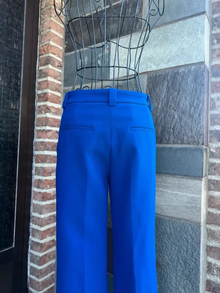 Pantalon costume bleu Zara Taille XS / 34 - photo numéro 12