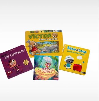 Lot 4 livres bébé 